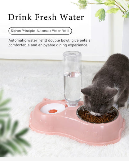 Automatic Single Pet Bowl & Water Dispenser