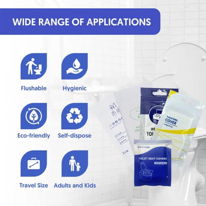 10pcs Set Disposable Toilet Seat Covers