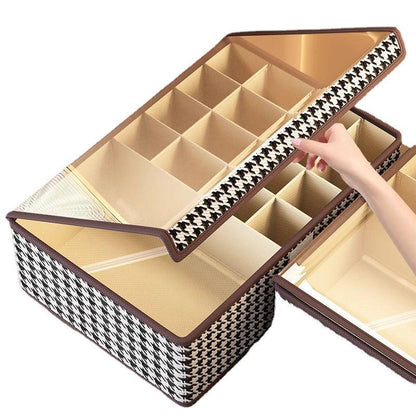 17-Grid Foldable Undergarment Organizer