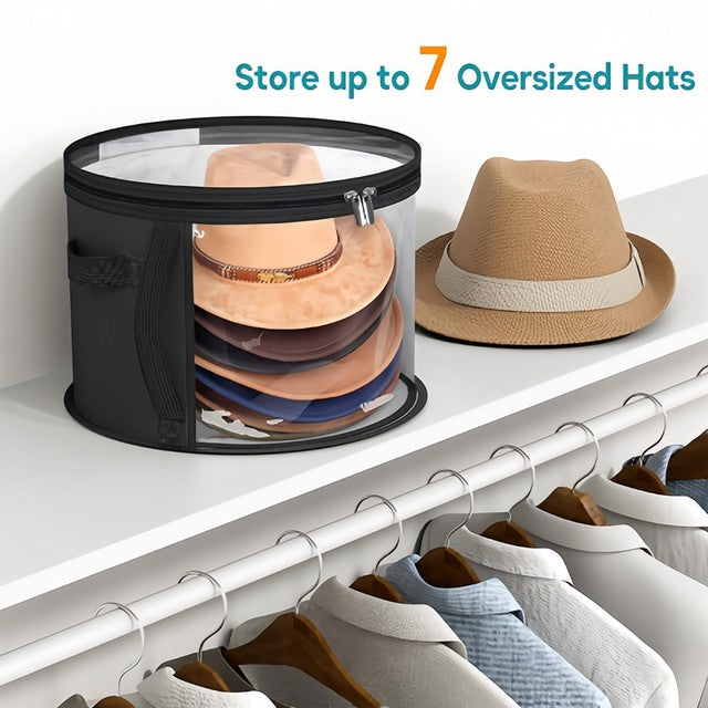 Hat & Clothes Storage Box – Foldable Travel Organizer