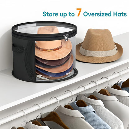 Hat & Clothes Storage Box – Foldable Travel Organizer