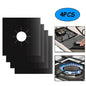 4pcs Set  Gas Stove Protector & Burner Liners