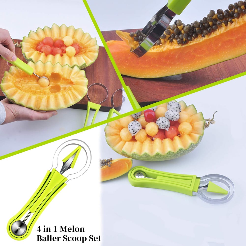 4-in-1 Watermelon Slicer & Fruit Cutter