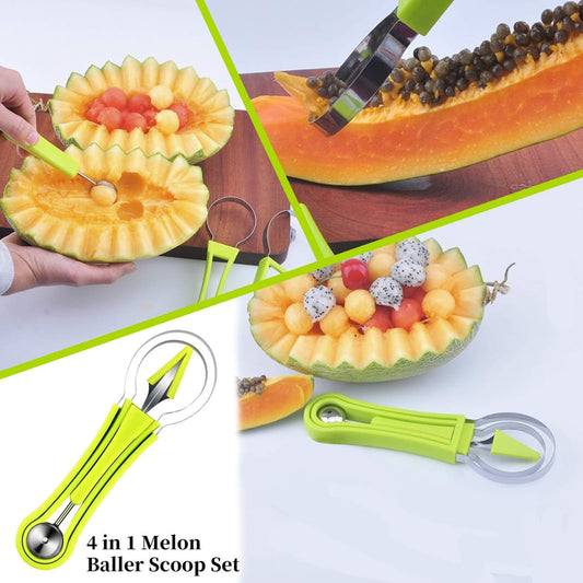 4-in-1 Watermelon Slicer & Fruit Cutter
