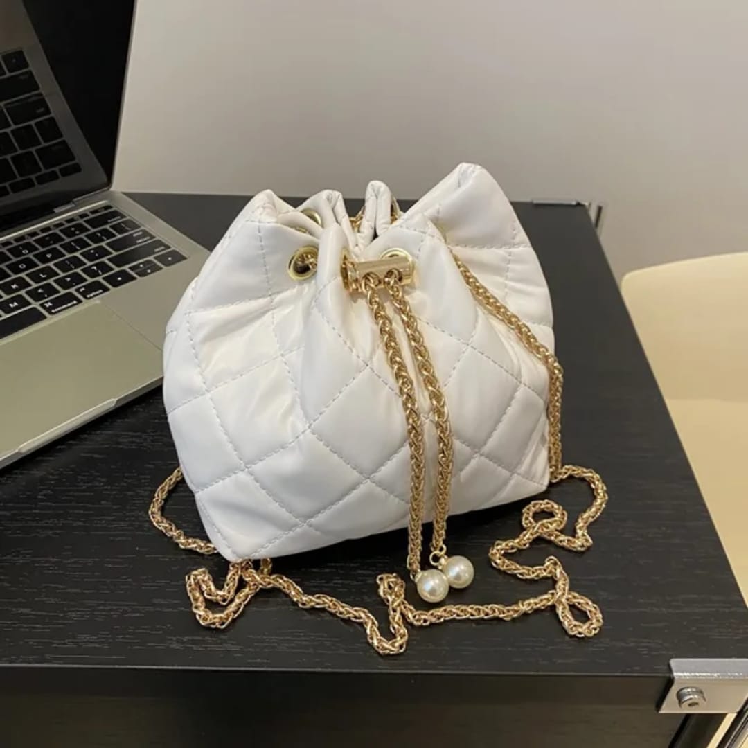 Quilted Tote Shoulder Bag