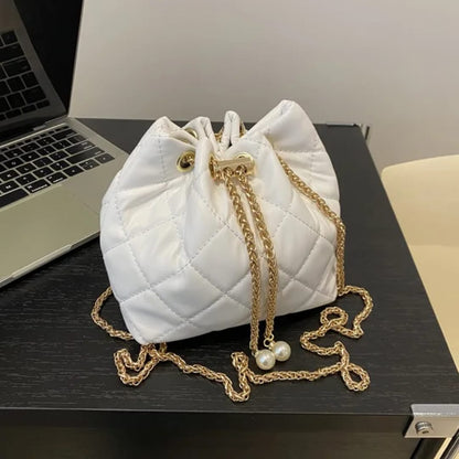 Quilted Tote Shoulder Bag