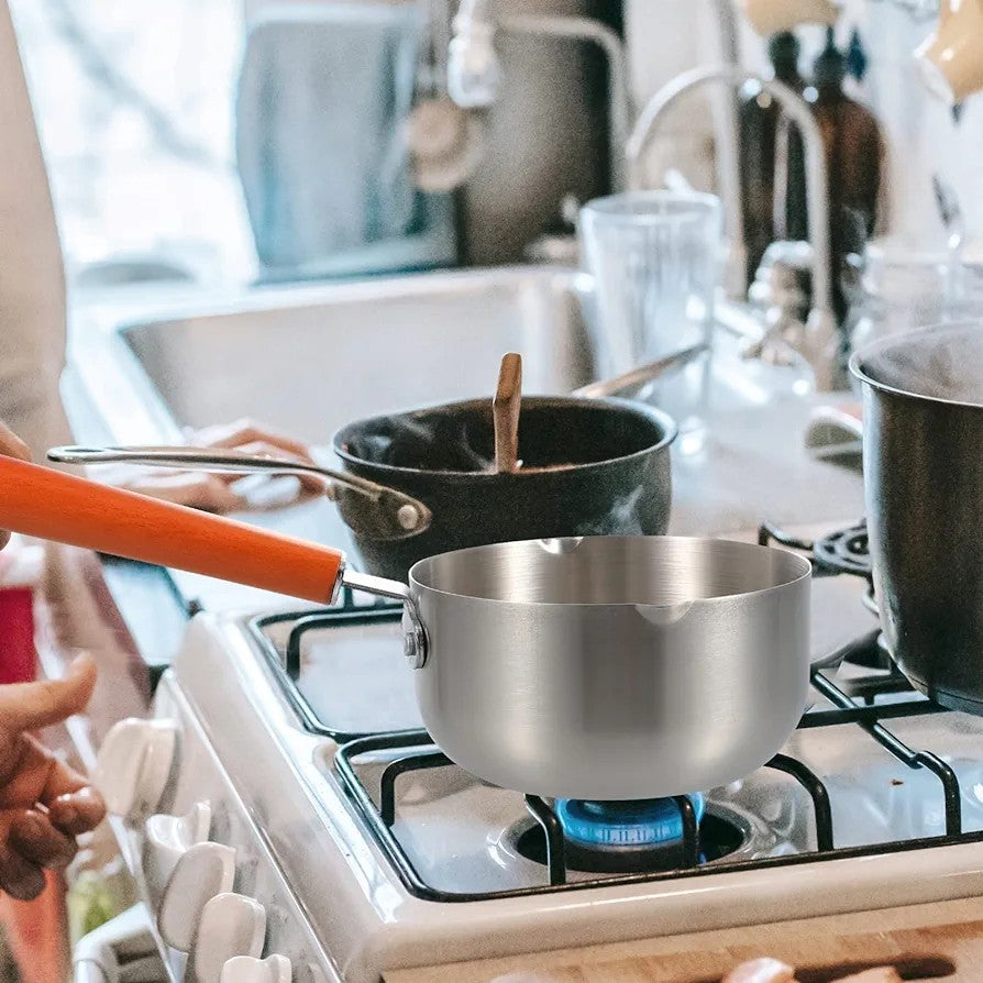 2L Stainless Steel Japanese Non-Stick Noodle & Sauce Pan (28cm)