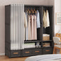 Elegant Heavy Duty Metallic Wardrobe