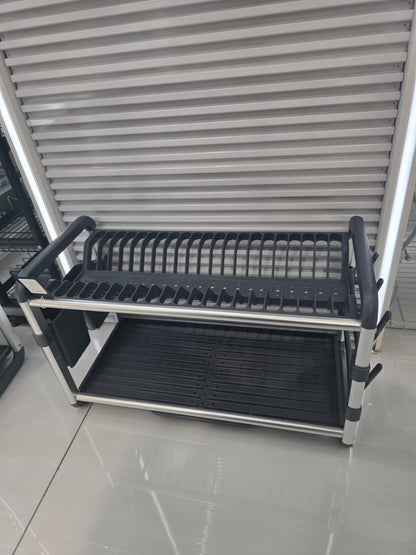 Premium Quality 2-Tier Aluminium Dish Drainer