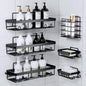 6pcs Shower Caddy Shelf – Bathroom Organizer with Adhesive Stickers