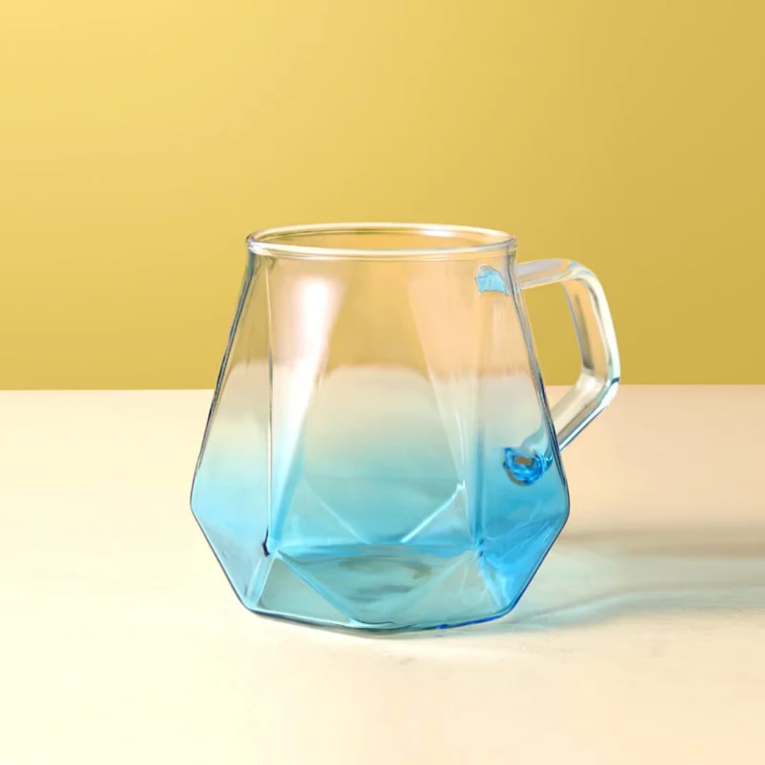 Diamond Textured Glass Teapot Set