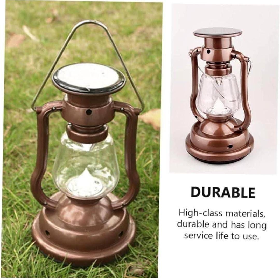 3-in-1 Solar / Rechargeable / Manual Lantern Lamp