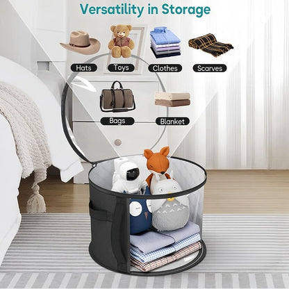 Hat & Clothes Storage Box – Foldable Travel Organizer