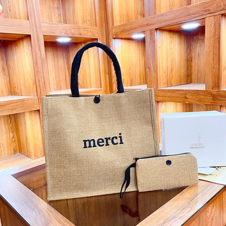 Merci Tote Bag with Coin Purse