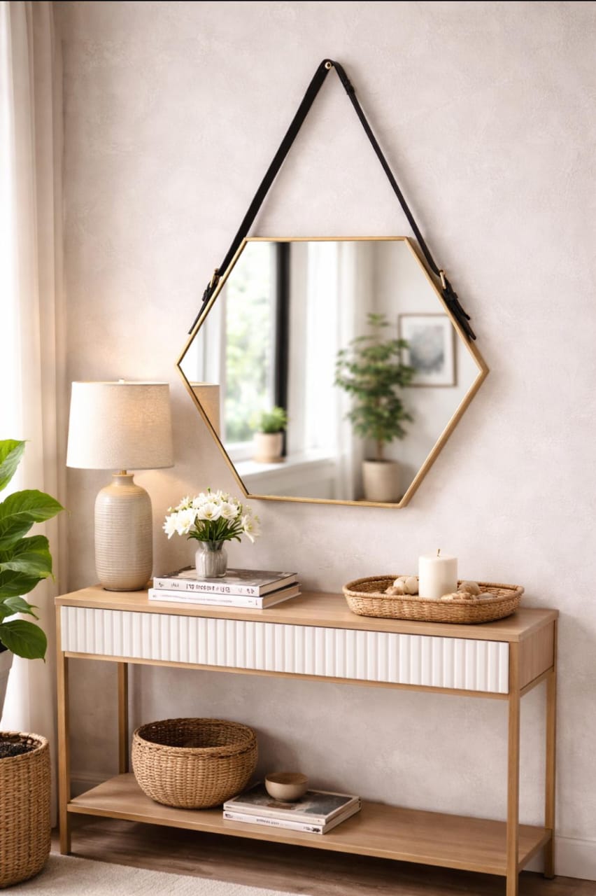 HD Hexagonal Decor Mirror