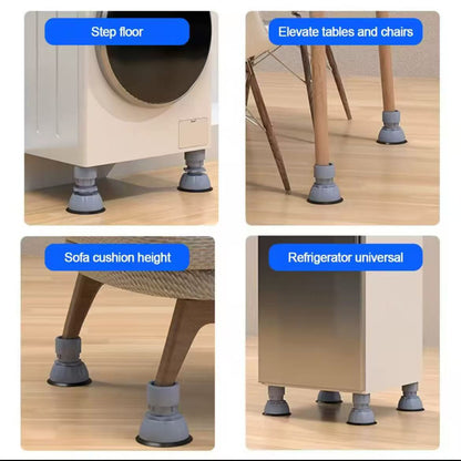 4pcs Adjustable Washer & Fridge Foot Pads