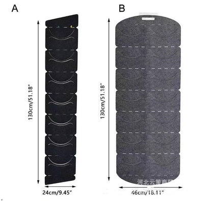 Hanging Hat Organizer – Felt Storage Rack