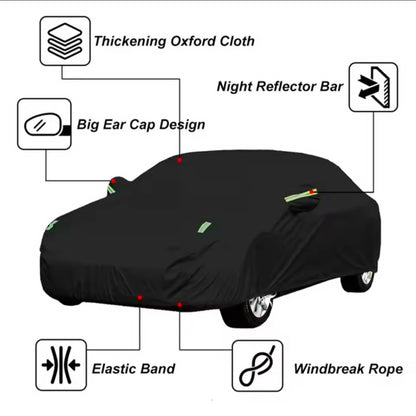 High Quality Universal Black Car Cover