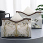PU Leather Tissue Box Organizer