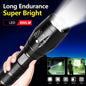 Super Bright Tactical LED Flashlight – Zoomable Torch (3 Modes) 🔦