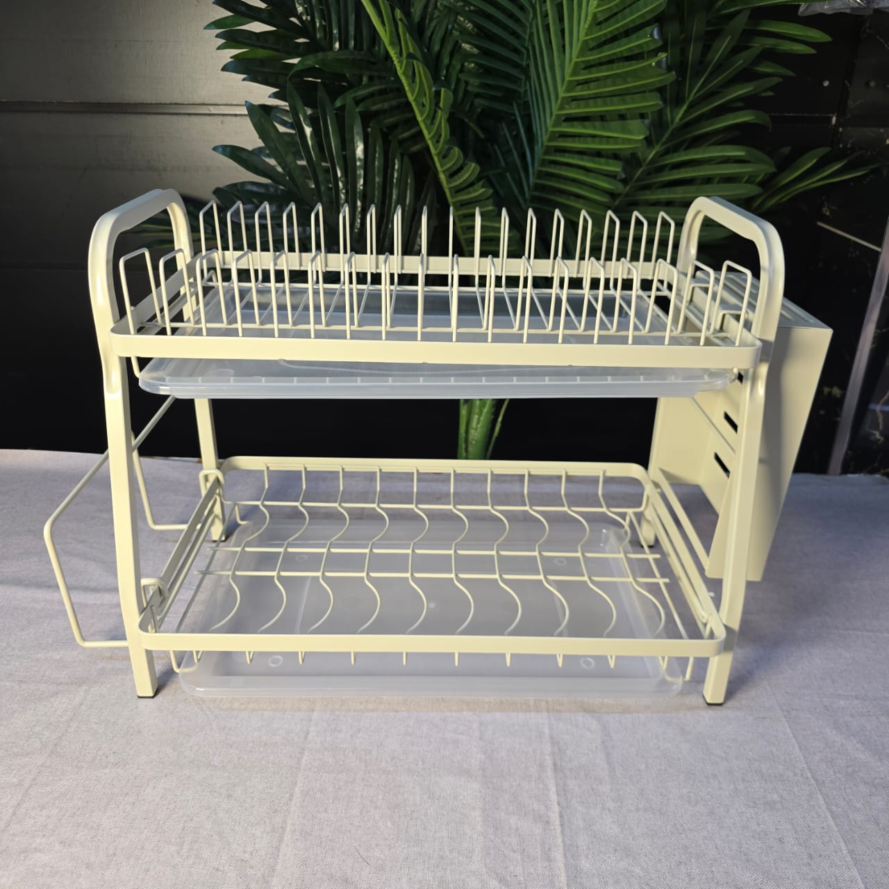 2-Layer High Quality White Dishrack