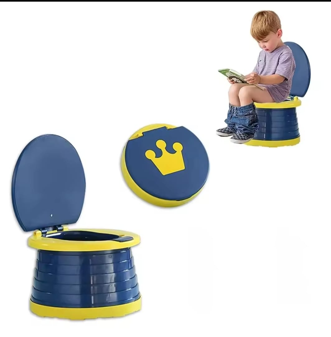 2-in-1 Children’s Folding Travel Toilet – Portable & Perfect for Potty Training!