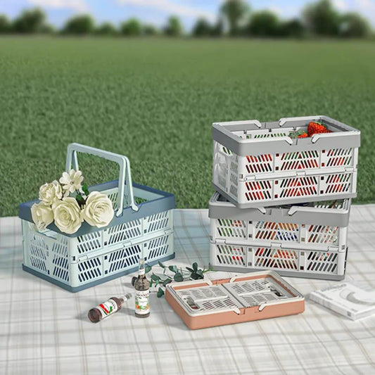 Large Foldable & Collapsible Multifunctional Basket with Handles