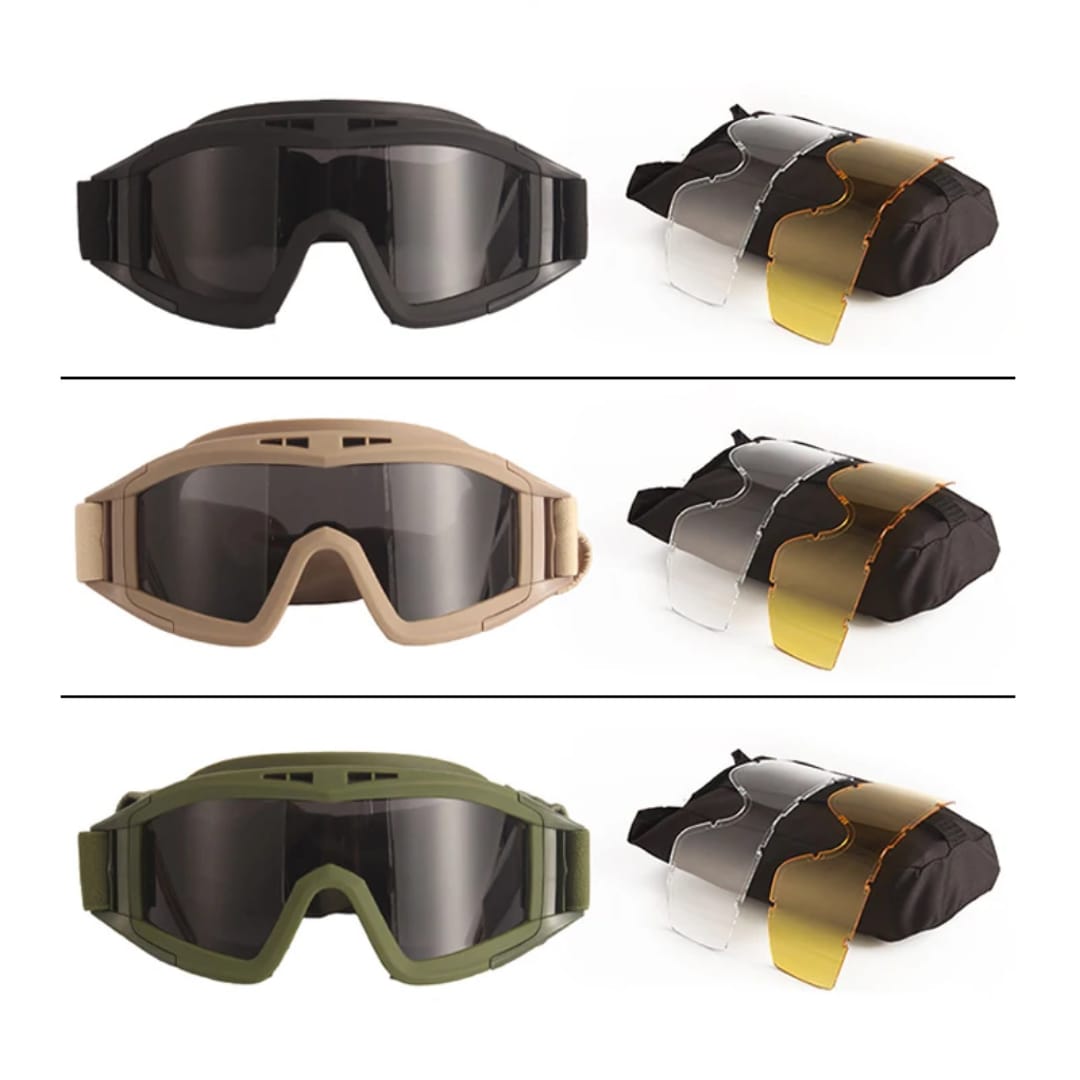 Shooting & Motocross Protective Glasses