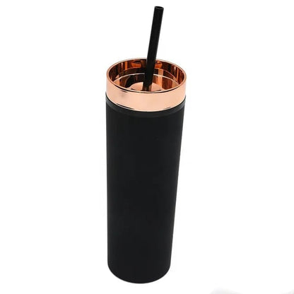 Black-on-Black 470ml Double-Walled Tumbler
