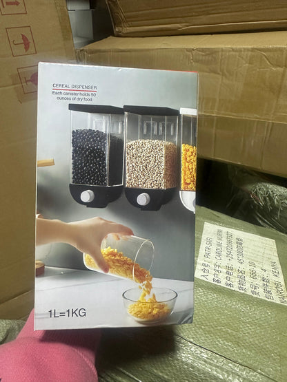 1kg Wall-Mounted Rice & Cereal Dispenser