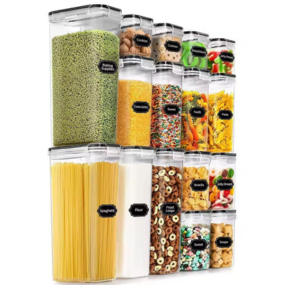 16pcs Food & Pantry Storage Containers Set