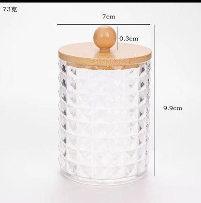 Diamond-Shaped Acrylic Earbud / Multipurpose Organizer