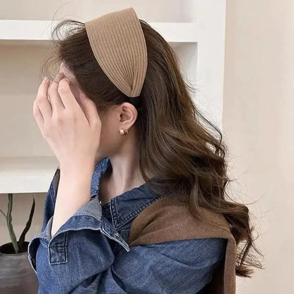Anti-Slip Ribbed Elastic Hairband