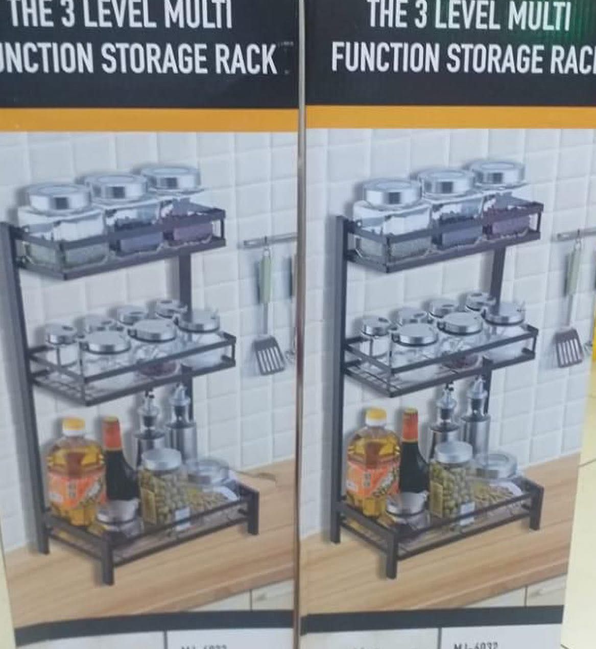 3-Tier Multi-Function Spice Storage Rack