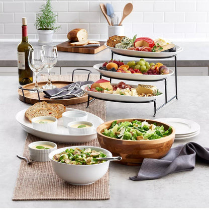 3-Tier Oval Food Display Trays