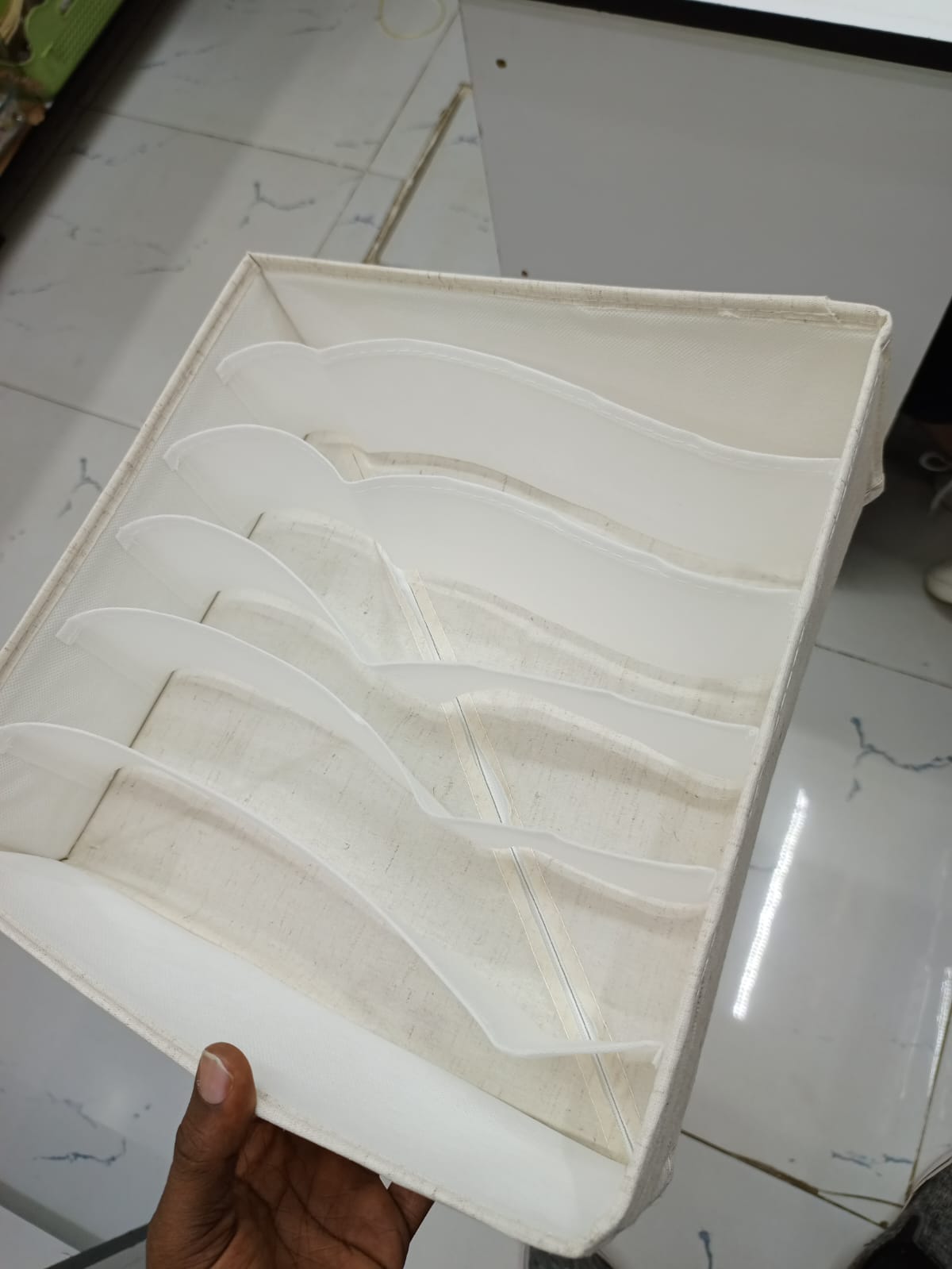 3pcs Set Foldable Fabric Drawer Organizers