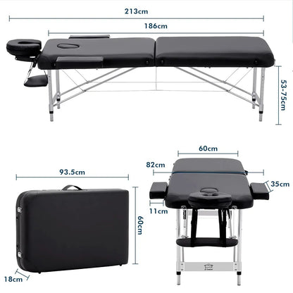 2-Folding Professional Portable Massage Table / Lash Bed