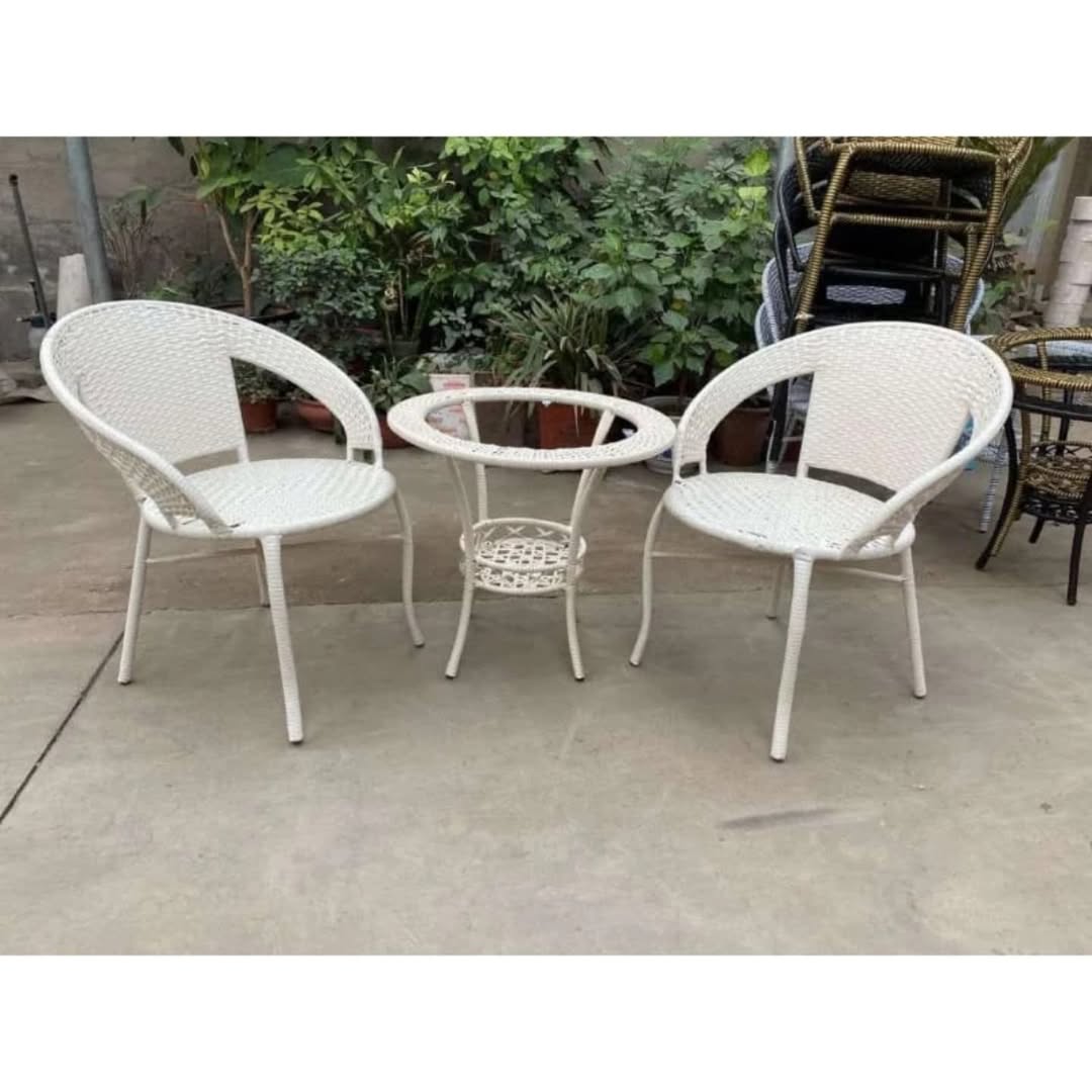 Stylish Outdoor 2 Chairs + 1 Table Set