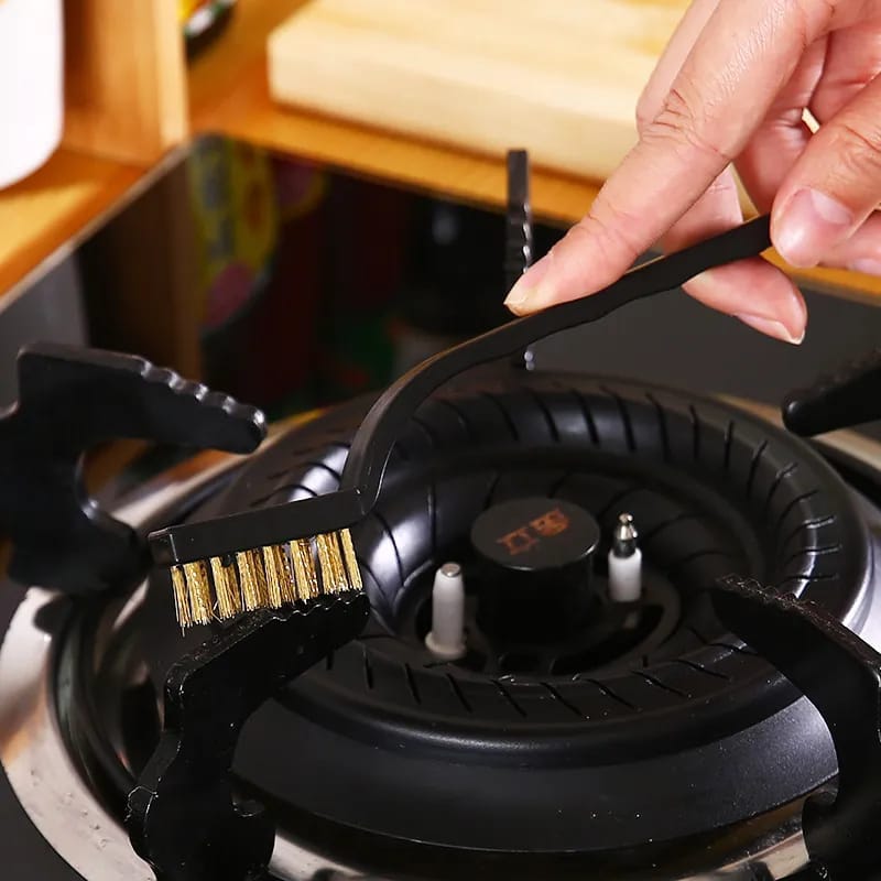 3PCS Kitchen Cleaning Brushes – Range Hood & Degreasing Tools