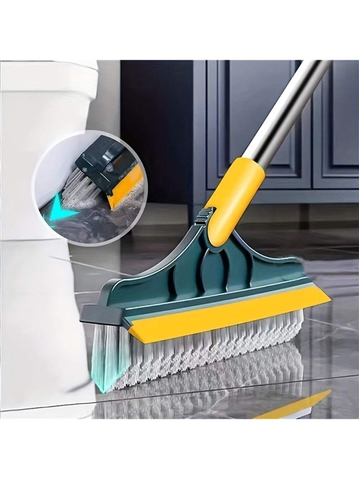 3-in-1 Floor Scrubbing V-Shaped Brush