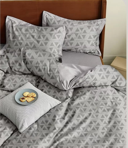 4pcs Plain High-Quality Duvet Cover Set
