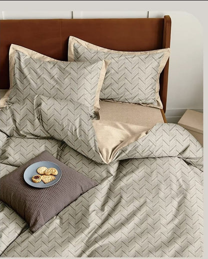 4pcs Plain High-Quality Duvet Cover Set