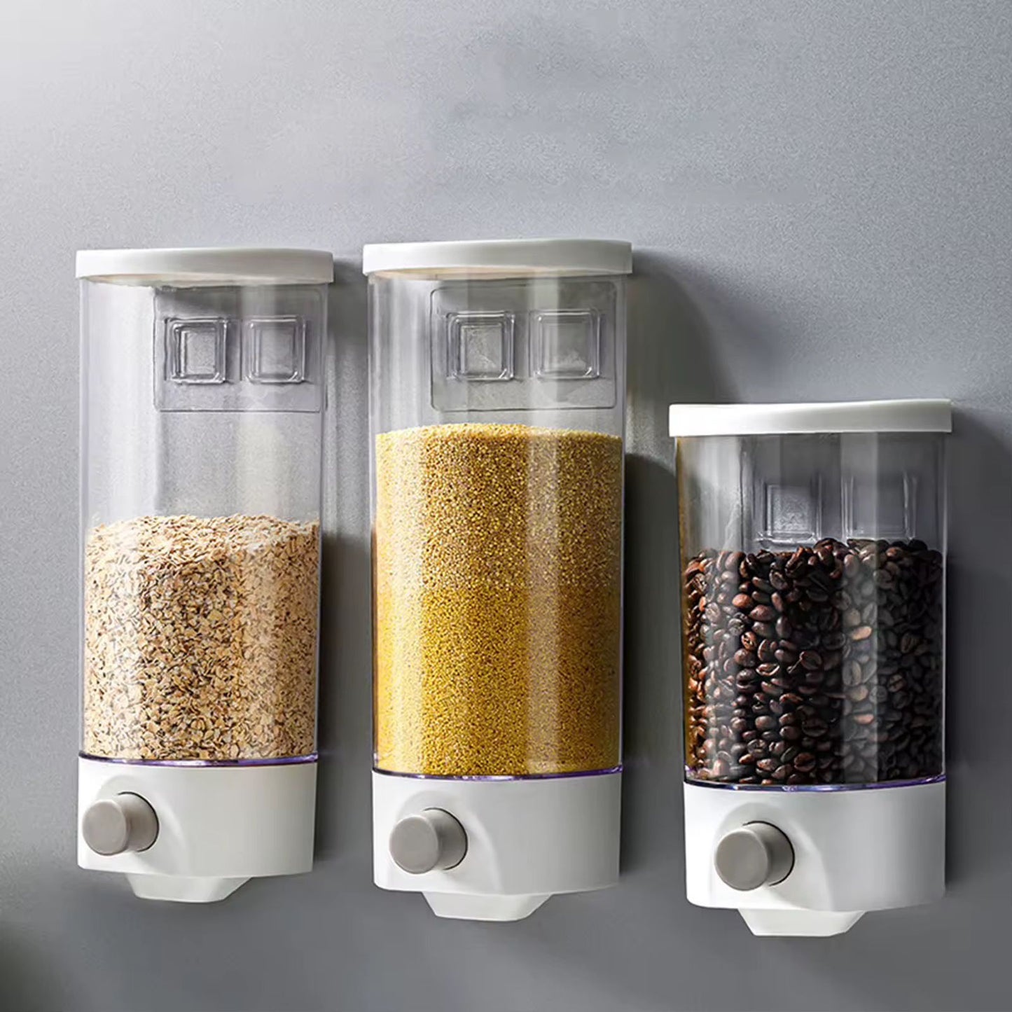 1kg Wall-Mounted Rice & Cereal Dispenser