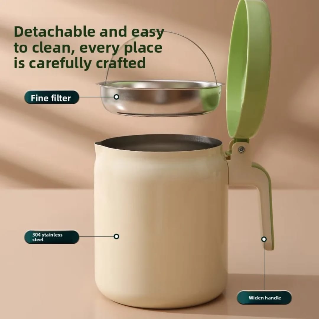 1.7L Stainless Steel Oil Filter