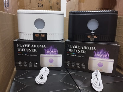 Ultrasonic Air Humidifier with Simulation Flame Lighting