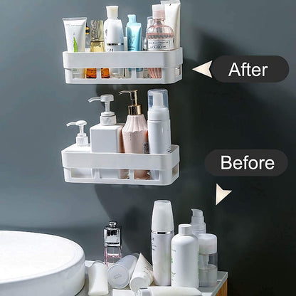 Multipurpose Plastic Wall Corner Shelf