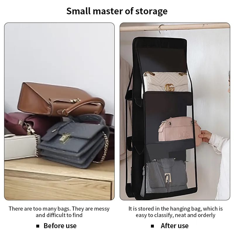 Hanging Handbag Storage Bag – Dust-Proof Organizer