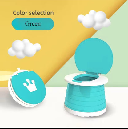 2-in-1 Children’s Folding Travel Toilet – Portable & Perfect for Potty Training!