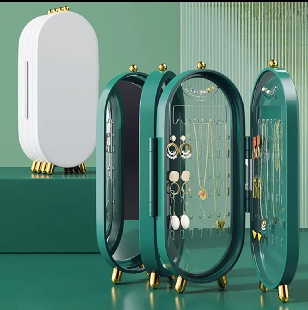 Foldable Vintage Jewelry Display Rack & Trinket Organizer