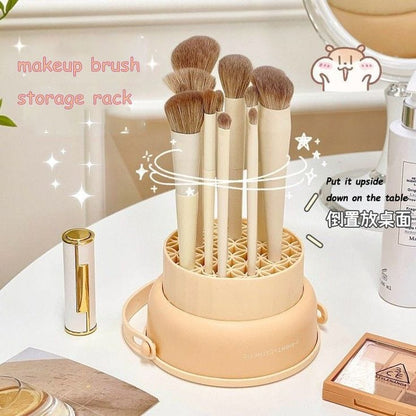 2-in-1 Silicone Makeup Brush Cleaning Bowl with Dryer